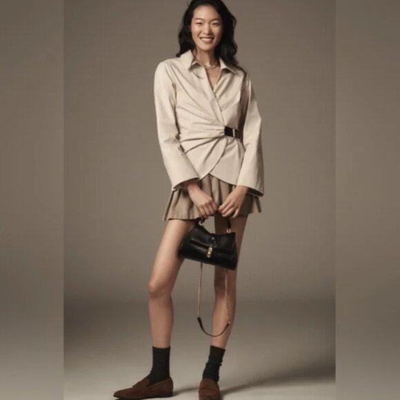 Brand New By Anthropologie Buckle Blouse - Picture 4 of 6